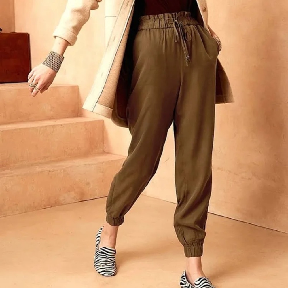 Banana Republic Drawcord High Waist Jogger Pant, XS
